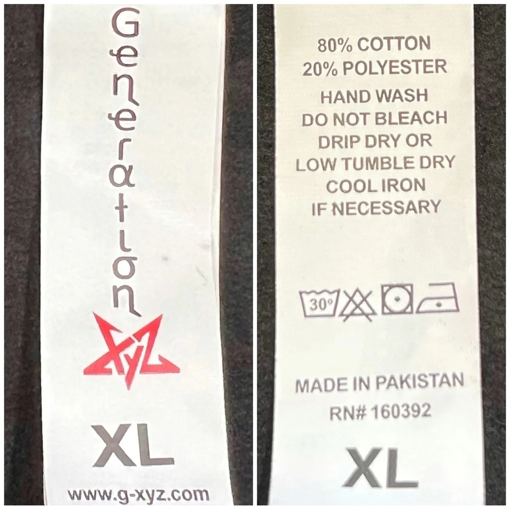 New Rudolph FRIENDS Graphic Sweatshirt Hoodie Black Unisex Women’s XL NWT - Picture 7 of 16